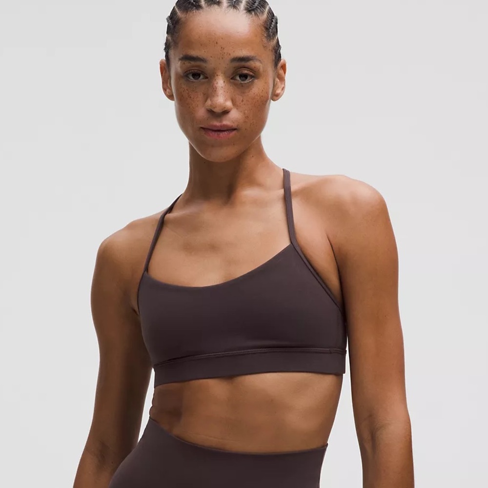 lululemon Flow Y Nulu Sports Bra Sequoia
